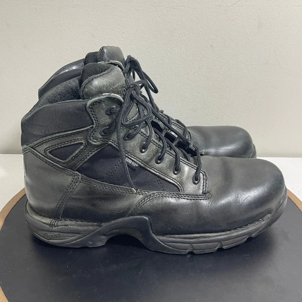 Danner Striker II‎ GTX Boots Mens Size 10.5 Black Leather Gore-Tex Tactical Work